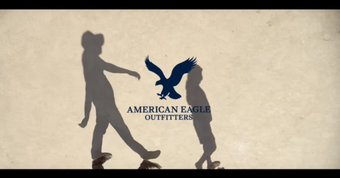 Screen shot of the American Eagle Outfitter's "I'mperfect" campaign video from 2014.